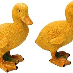 Wonderland Sunny Yellow Duckling Figurines (Set of 2)-picture-40