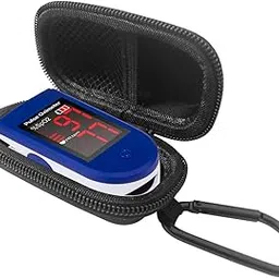 DailyU Travel Case for Zacurate Fingertip Pulse Oximeter Blood Oxygen Saturation Monitor Sapphire Blue(CASE ONLY)-picture-12
