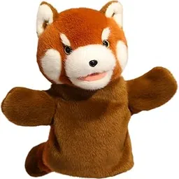 ZOOMELLA Plush Animal Hand Puppet Soft Role Play Realistic Jokes Storytelling Puppets raccoon|Plush Baby Toys|Baby-picture-13