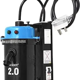 Mr.SHOT® 2.0 WINNER India's first Dual Thermostat | Zero Leakage | Threaded Inlet and Outlet Service Friendly, Dual Color and Fitted with ISI Heating Element, MCB &ON/OFF SWITCH (Blue)-picture-23