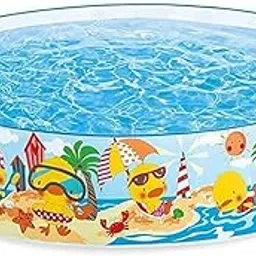 SELLMONK Swimming Pool for Kids Non-Air Without Air Home Garden Farmhouse, No Need for an Air Pump Just Unfold Baby Pool Bath Water Tub for Kids-picture-12
