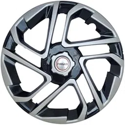 PRIGAN 16 Inch Silver Black Wheel Cover for All 16 Inch Cars (Avialable in 14,15,16 Inch) (Set of 4 Pcs) (Press Fitting) Model- Antique-DC-16-picture-31