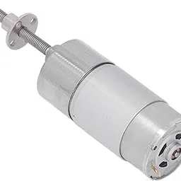 Worm Gear Motor, DC12V Gear Motor Aluminum Alloy Housing Slow Temperature Rise Low Power Consumption with Flange for Printer (45RPM)-picture-14