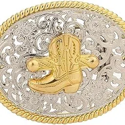shopora Retro Western Indian Belt Buckle Animal Rodeo Texas Antique Buckle Boots | Mens Accessories | Belt Buckles-picture-25