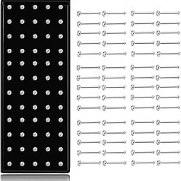 vama Fashions Nose pin white stone With Piercing Nosepins pierced stud ring for Girls and Women's (60pcs)-picture-51