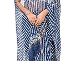 rajnesa Artisanal Kota Doria Saree | Hand Block Printed with Natural Dyes | Lightweight Cotton Fabric-picture-55