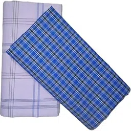 Unstitched Self Design Checkered Multicolor Lungies for Men Pack of 2-picture-50