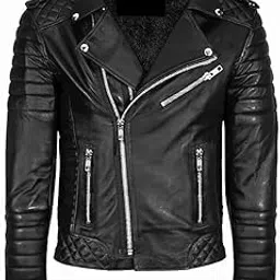 del jonnes Men's Faux Leather Standard Length Jacket-picture-36