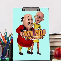 BP DESIGN SOLUTION Motu Patlu Reprint Clip Board Examination Pad for Shop, Medical,Grocery Size 14x10-picture-19