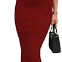 tivante Solid Tube Halter Neck Above Knee Length Stylish Western Bodycon Dress for Women || Bodycon Dress for Women-picture-44