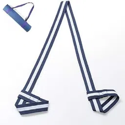 ELBME® Cotton Rope Yoga Mat Strap Multifunctional Strapping Strap | Blue and White-picture-47