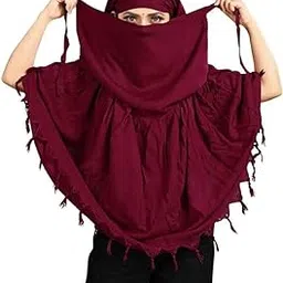 maxzila Pure Cotton Soft & Breathable Sun Protection Scarf For Women Plain Scaff| Universal Size | For Girl & Women-picture-36