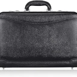 hyatt leather accessories 18 Inch Expandable Men's Italian Leather Briefcases Office Bags-picture-20