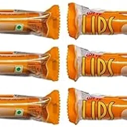 Lottes Lip Orange Flavoured Candy 28g (Pack Of 6), (Imported)-image-0