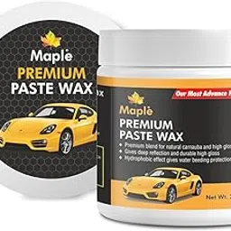 Maple Car Care Premium Paste Wax – 250g | High Gloss Car Polish & Paint Protection Wax for Long-Lasting Shine-image-1