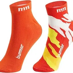 Socks for Unisex | Ankle Length | Odour-Free & Breathable Ankle Socks - Pack of 2-image-21