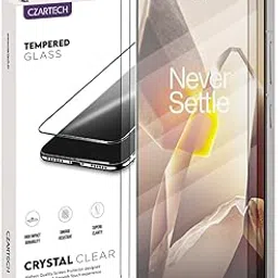 Czartech Tempered Glass Screen Protector Compatible For OnePlus 13R / OnePlus 13R 5G (Black) Edge To Edge Full Screen Coverage 9H With Easy Cleaning Kit,Pack Of 2-picture-69