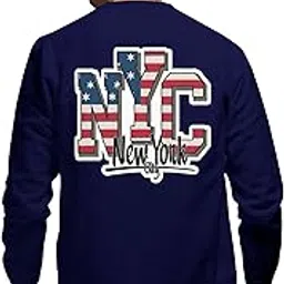 buy that trendz Sweatshirts for Men NYC Flag Text Graphic Printed Cotton Blend Full Sleeve Winter Pullover Regular Stylish Sweatshirt-picture-32