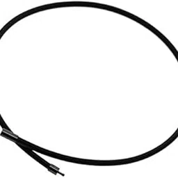 THE STYLE SUTRA 5xBlack Rubber Necklace Rope Chain with Copper Clasp Jewelry Findings 50cm-picture-13