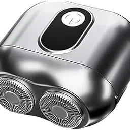 BULIBIU Mini Electric Shaver, Portable Rotating Razor ABS Electroplated Body and Magnetic Shaver Head, Wet and Dry Razor, IPX6 Waterproof, Ideal Gift for Men-picture-19