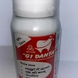 G1 Danta Manjan | Ayurvedic Tooth Powder for Gum Swelling, Bad Breath & Toothache Relief | 60g | 20% Extra-picture-32