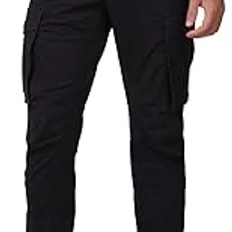 mufti Men Slim Fit Cargos-picture-11