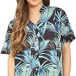 trendy queen Women's Printed Straight Mandarin Neck Shirt for Women's | Tops for Woman Shirts | Shirt for Women Stylish Western (SD772_S)-picture-50