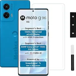 Mothca Premium UV Tempered Glass Screen Protector For Moto G96 (Pack of 1) Full Adhesive UV Curved Screen Guard, Case Friendly with Installation Kit-picture-11