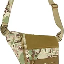 LOOM TREE® Mens Chest Bag Chest Pack Daypack for Outdoor Sports Motorcycle Backpacking Brown | Outdoor Sports | Camping & Hiking | Hiking Backpacks | Day Packs-image-40