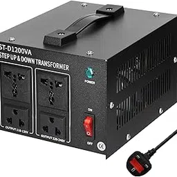 F FABOBJECTS® Step Up&Down Transformer Compact Size Voltage Converter 1200VA Portable Home Electrical Appliances Powerful Voltage Transformer-picture-36