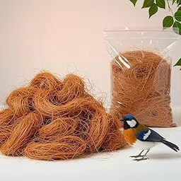AVIANS Manually Extracted Natural Coir Fiber Nesting Material for Birds for Making Nest, Laying Eggs Breeding As Natural Bed, Playing Toy & Many More (1000, Grams)-picture-36