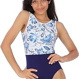 IKAANYA Girls/Women Sleeveless Leotard - Ideal for Gymnastics, Dance, Yoga, Acrobatics or Performance (Toddlers, Kids, Adults)-picture-52