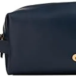 aica Personalized Name & Charm Toiletry Bag/Pouch for Men & Women (Navy Blue) | Travels Office Trips Makeup Cosmetic Accessories Kit Toiletries Organizer Pouch Bag for Men Women Boys Girls image 1