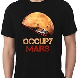 pdlprint Occupy Mars Mission T-Shirt - Space Lover Elon Musk Future Astronaut Gift Universe Shirt-picture-38