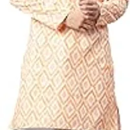 luxrio Printed Kurta for Men Cotton Blend Linen Abstract Print Regular Fit-picture-20