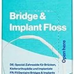 TePe Bridge & Implant Floss, 30pcs, Wide Dental Floss Suitable for Braces, Bridges, and implants, efficient Plaque Remover Tool for in Between The Teeth-picture-10