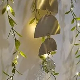 Vastu Shubharambh Brass Moon with Crystal Suncatcher to Enhance Positive Energies and Multiply in to Gains-image-1