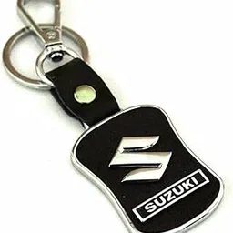 Eshop24X7 Wv01Rca08061 Leather Imported Key Chain Key Ring with Chrome Car Logo, Multi-Coloured-picture-45