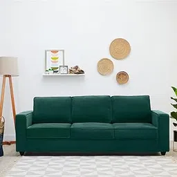 Wakefit Sofa Set | 3 Year Warranty | Sofa 3 Seater, 3 Seater Sofa for Living Room, Wooden Sofa Set, Couch Sofa for Living Room, Sofa for Living Room - Napper(Malphino : Malibu Green)-image-16
