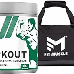 FitMuscle Nutrition Hardcore Preworkout | Lean Muscles Building | Strength | Mental Focus | Explosive Energy | Powerful Pumps | Creatine Monohydrate, Natural Caffeine, L-Citrulline, L-Arginine, Boost Performance for Men & Women [31 Servings, Mango] Free Gym Bag-picture-14