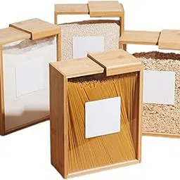 TRENDYNEST Cereal Food Storage Container Dispenser Large Canister for Snack Pasta Sugar| Airtight Food Storage Container | Container Set-picture-23