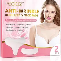 Boxania® 2 Pack Chest & Neck Wrinkle Pads, Reusable Silicone Anti-Wrinkle Chest,Neck Pads, Skin-Safe Skincare Neck Patch,Overnight Wrinkle Remover Treatment While Sleeping-picture-48