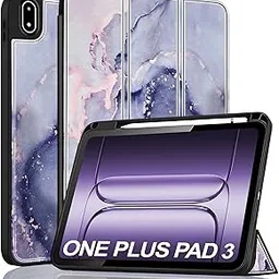 ProElite Cover for OnePlus Pad 3 13.2 inch 2025 case Cover, Soft Flexible Flip Case Cover for OnePlus Pad 3 13.2 inch 2025 with Pen Holder [Recoil Series] - Marble Purple-picture-21
