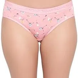 koocart Girls and Women Multicoloured Floral Print fabrict Printed Cotton Low Waist Bikini Panty-picture-50