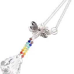 LR Decor Crystals Rainbow Suncatcher Outdoor Indoor Hanging Ornament Prism Style D-image-16