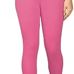 Solid Premium Cotton Lycra Ankle Length Leggings for Women| Regular Fit Elastic Waist Ankle Length/Cropped Length Leggings for Women |Leggings Women Ankle Length | Free Size-image-15