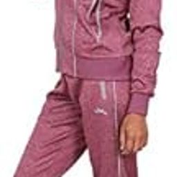 vector x Women's Hood Track Suit (Wine, L)-picture-6