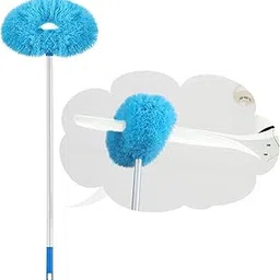 Fan Cleaner Mop Microfiber Duster/Brush with Extendable Long Handle 13'' to 49''Inch, Ceiling Fan Blade Cleaner Dust Removable Telescopic Pole for Cleaning of Household Furniture Door Window Top-picture-27