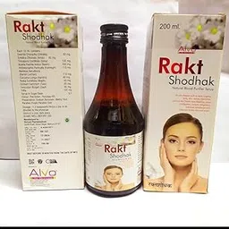 Rakt Shodhak Natural Blood Purifier Syrup, Ayurvedic Formula, 200ml, Pack of 2-picture-58