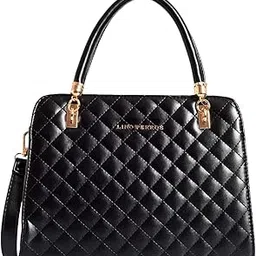 lino perros Faux Leather Handbag (BLACK)-picture-20